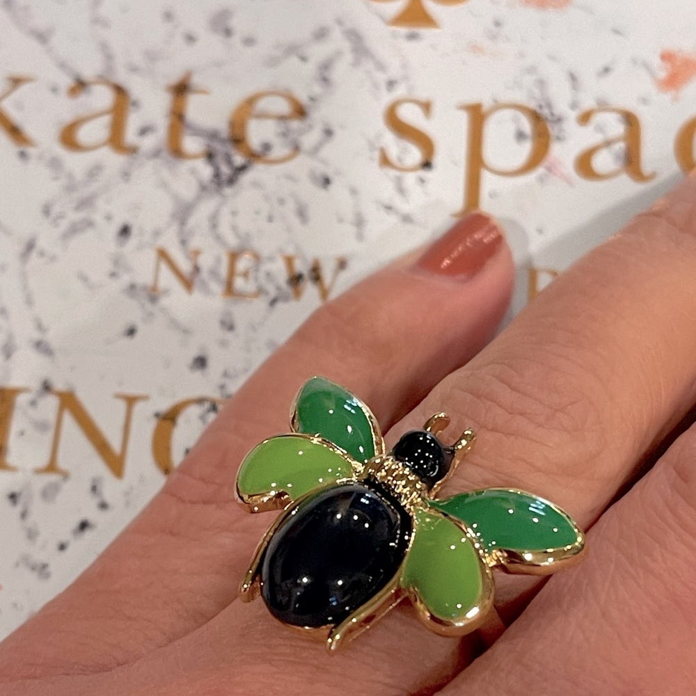 Kate Spade Bug ring size 8 without tags
